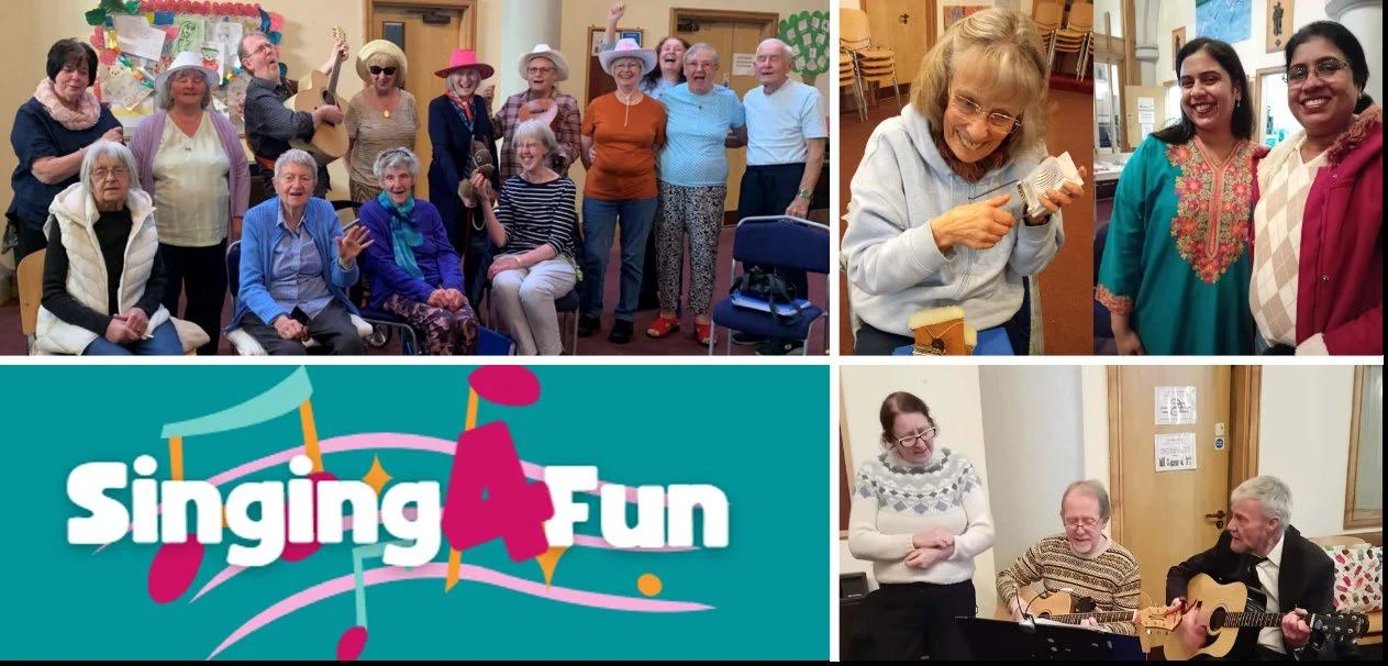 Members of Singing 4 Fun enjoying music together