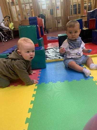 Children enjoying creative activities at the centre